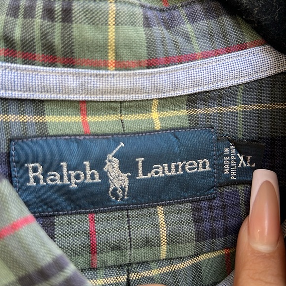Polo Ralph Lauren Men’s Plaid Button Downn Shirt Size XL - Picture 4 of 7